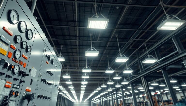 fator de potência iluminação industrial